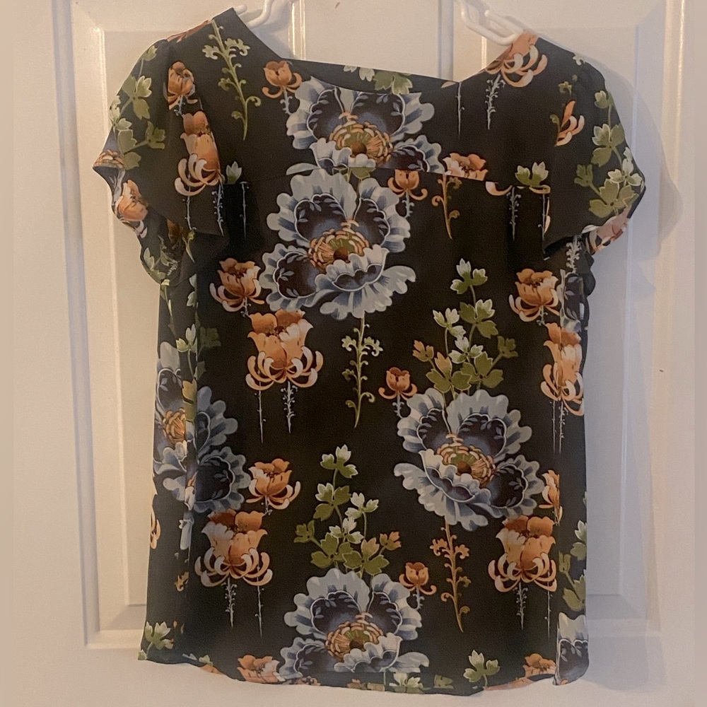 LOFT Floral Blouse